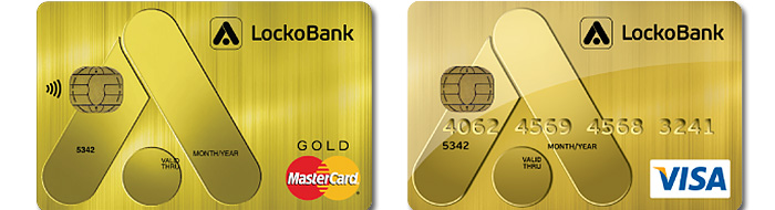 Дизайн кредитных карт локо банк голд